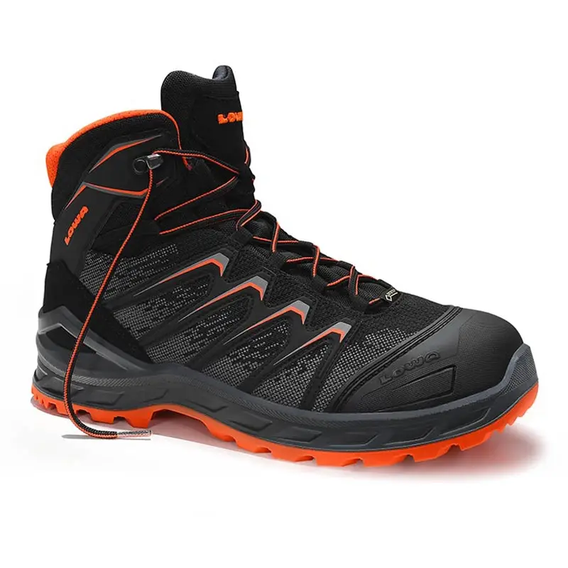 Lowa Larrox Work GTX Black Mid veiligheidsschoen S3 CI HI HRO SRC
