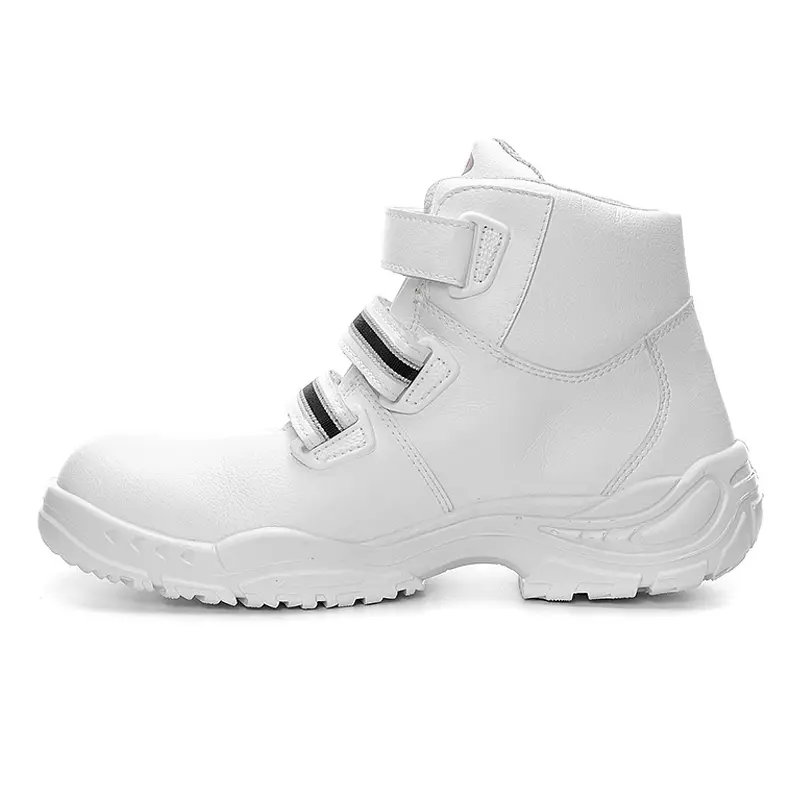 Elten White Strap Mid veiligheidsschoen food klittenband S3 SRC ESD