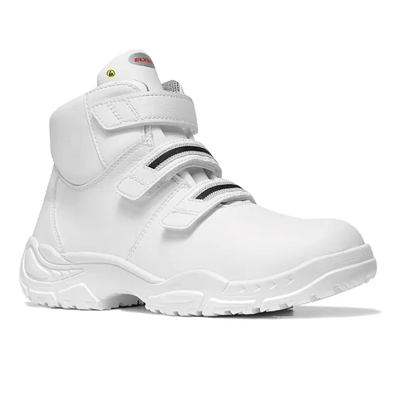 Elten White Strap Mid veiligheidsschoen food klittenband S3 SRC ESD