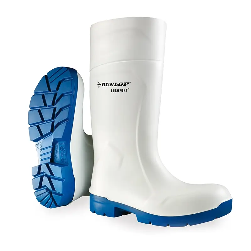 Dunlop CA61131 Purofort Foodpro Multigrip Safety veiligheidslaars food S4 CI SRC wit