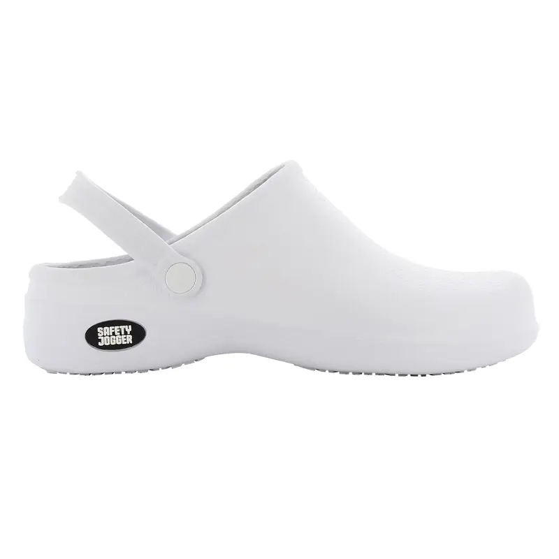 Safety Jogger Bestlight1 food werkklomp open hiel met bandje OB SRC zwart