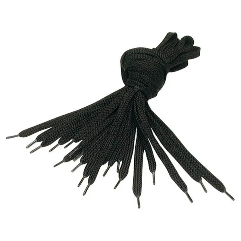 Elten veters plat zwart grootverpakking 80 cm