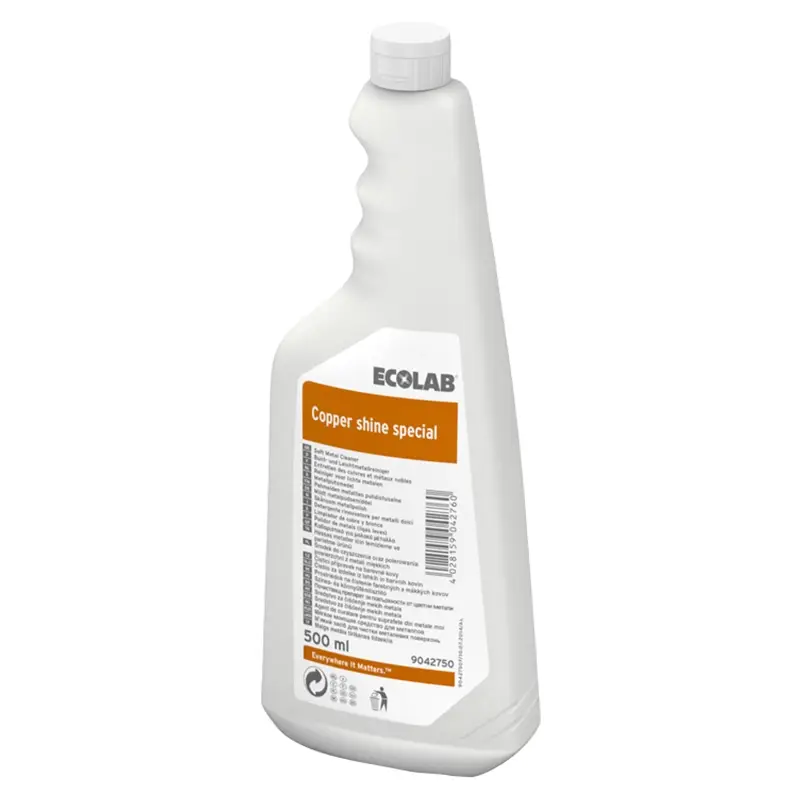 Ecolab Copper Shine Special metaal en kunststofreiniger doos 6x500 ml