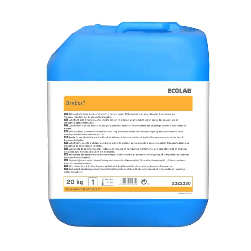 Ecolab DryExx droog smeermiddel transportbanen 20 kg