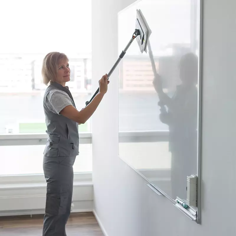 Vikan 549025 board en tafelmop Hook & Loop 25 cm wit