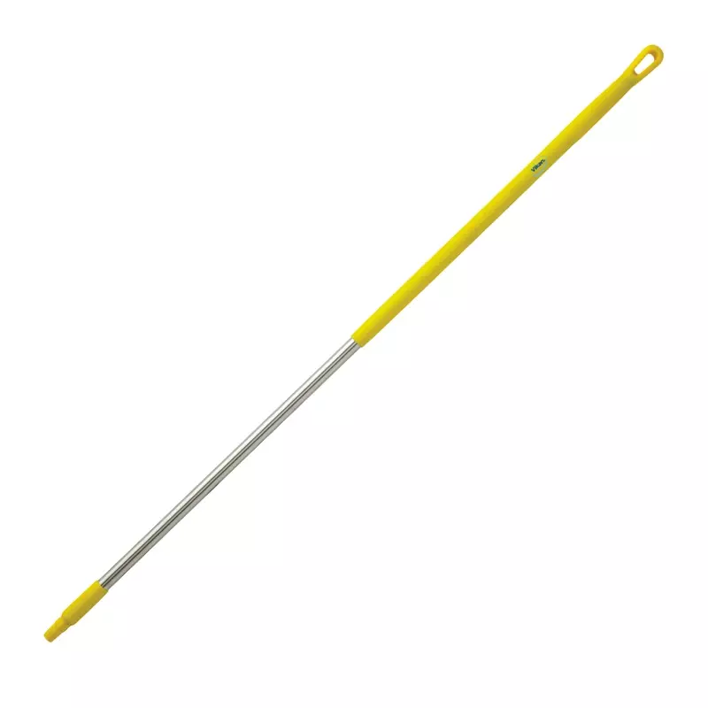 Vikan 29396 steel RVS ergonomisch 1510 mm geel
