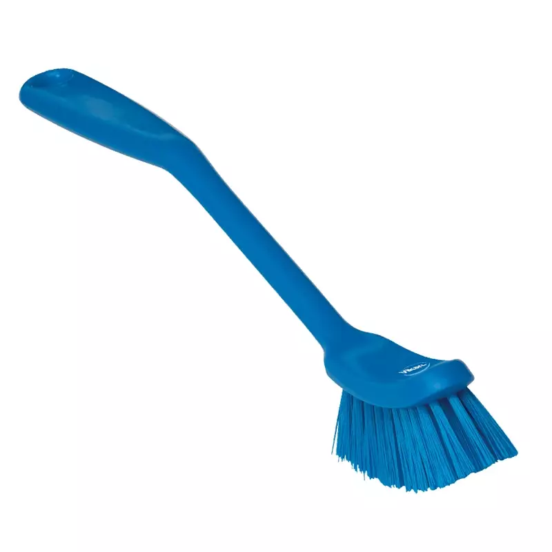 Vikan 42873 afwasborstel medium 290 mm blauw