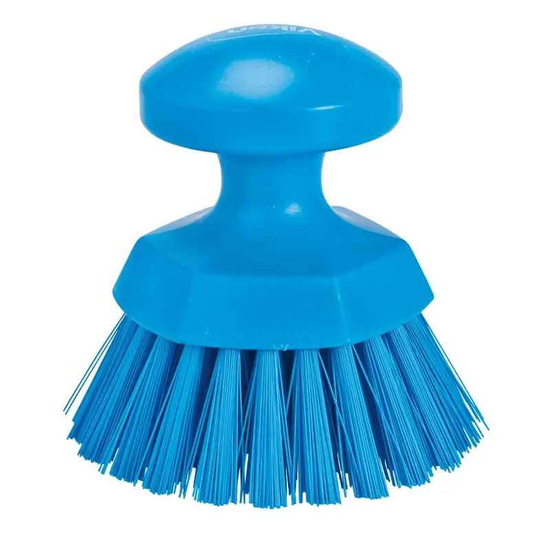 Vikan 38853 werkborstel rond hard 110 mm blauw