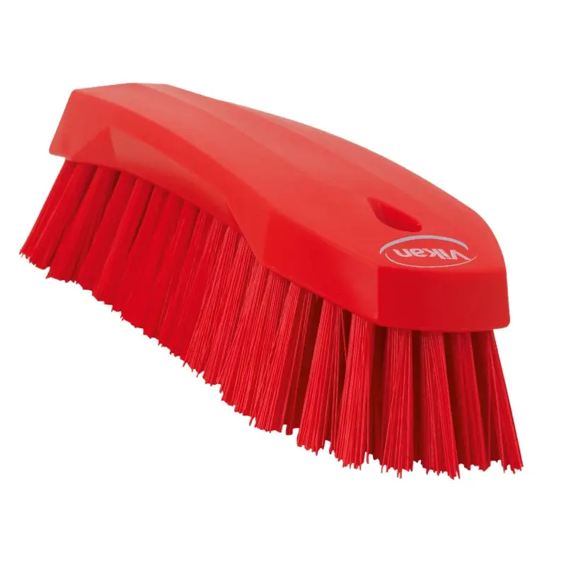 Vikan 38904 werkborstel hard 200 mm rood