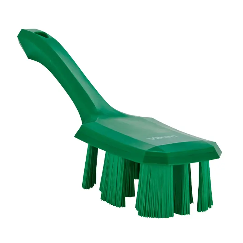 Vikan 41792 afwasborstel hard korte steel UST 260 mm groen