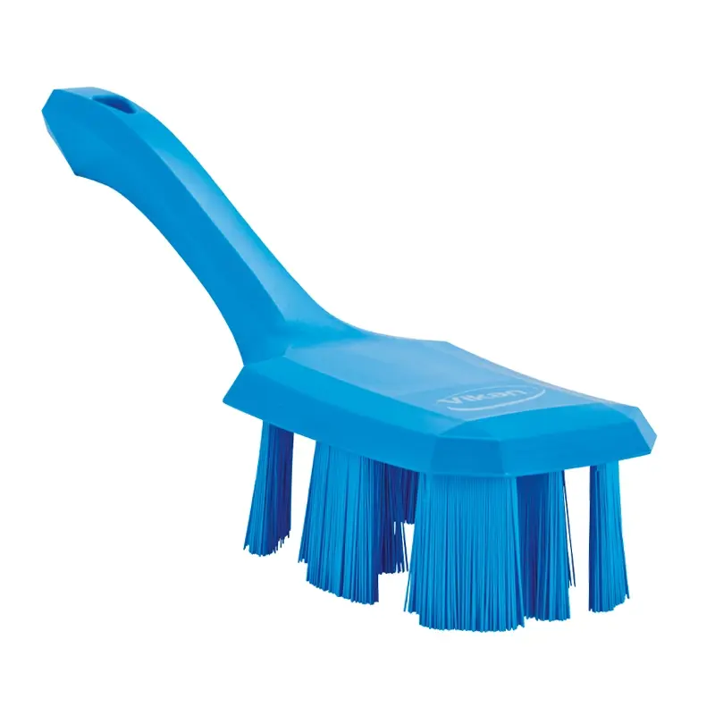 Vikan 41793 afwasborstel hard korte steel UST 260 mm blauw
