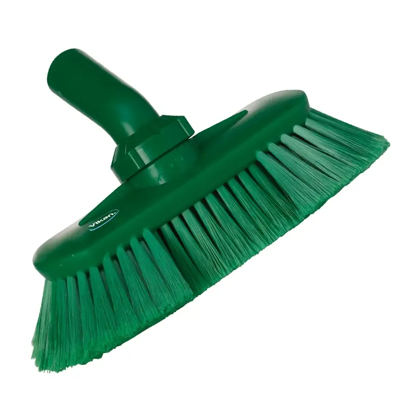 Vikan 70672 hoekverstelbare borstel met waterdoorvoer 240 mm groen