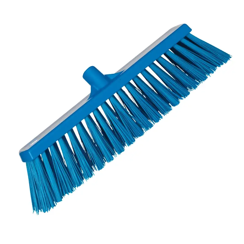 Vikan 29203 bezem zeer hard 530 mm blauw