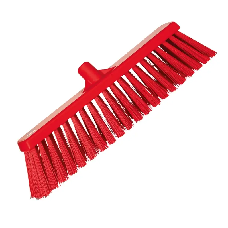 Vikan 29204 bezem zeer hard 530 mm rood