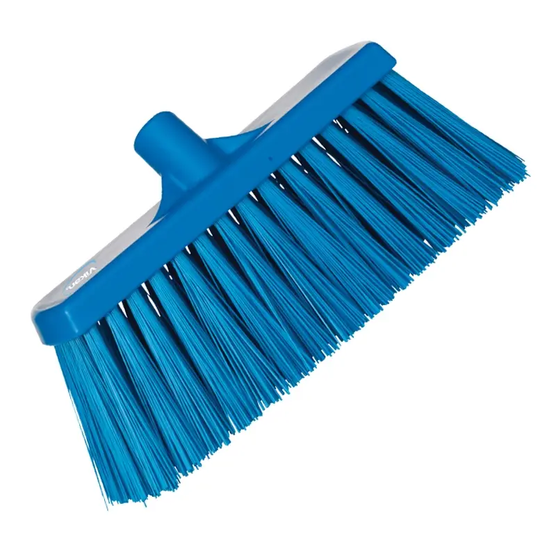 Vikan 29153 bezem zeer hard 330 mm blauw