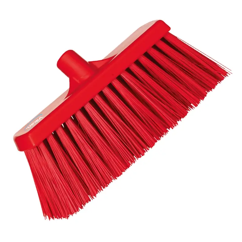Vikan 29154 bezem zeer hard 330 mm rood