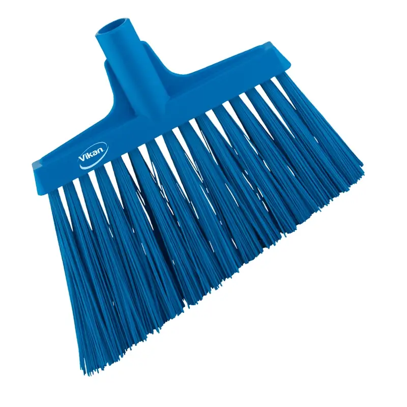 Vikan 29143 hoekbezem zeer hard 290 mm blauw