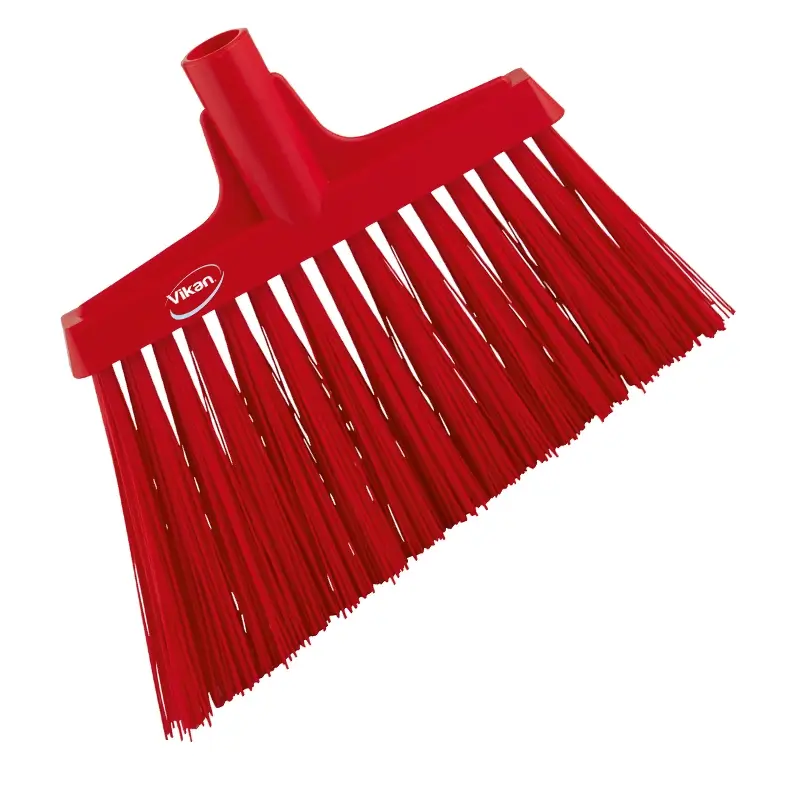 Vikan 29144 hoekbezem zeer hard 290 mm rood