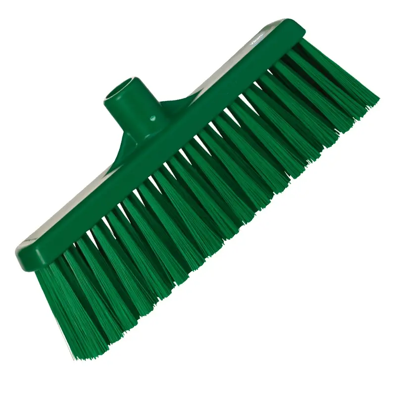 Vikan 31662 bezem medium recht 310 mm groen