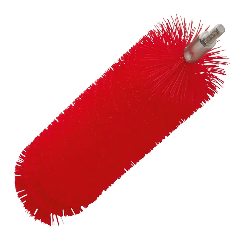 Vikan 53684 pijpborstel medium voor flexibele doorvoerkabel 40x200 mm rood