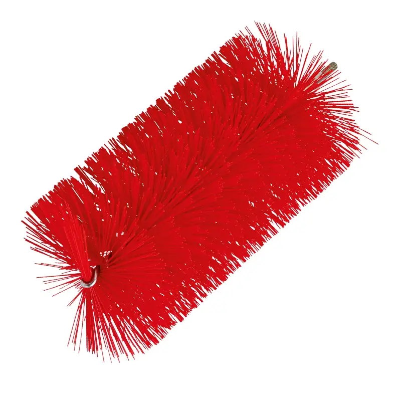 Vikan 53914 pijpborstel medium voor flexibele doorvoerkabel 90x200 mm rood