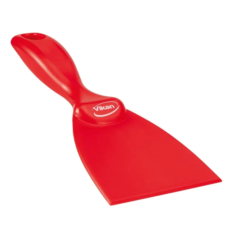 Vikan 40604 handschraper ergonomisch polypropyleen 75 mm rood
