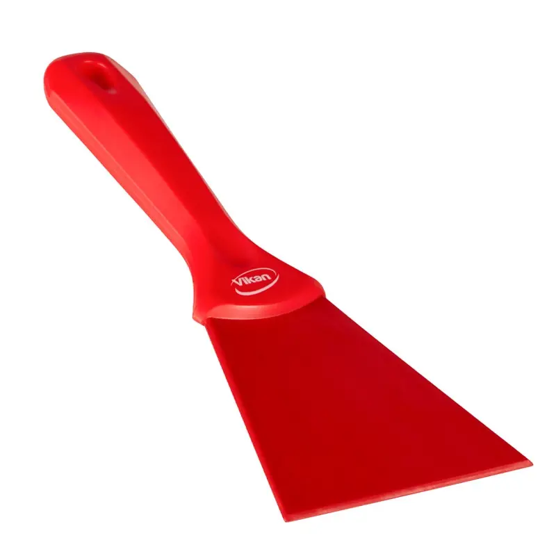 Vikan 40134 handschraper nylon hittebestendig 100 mm rood