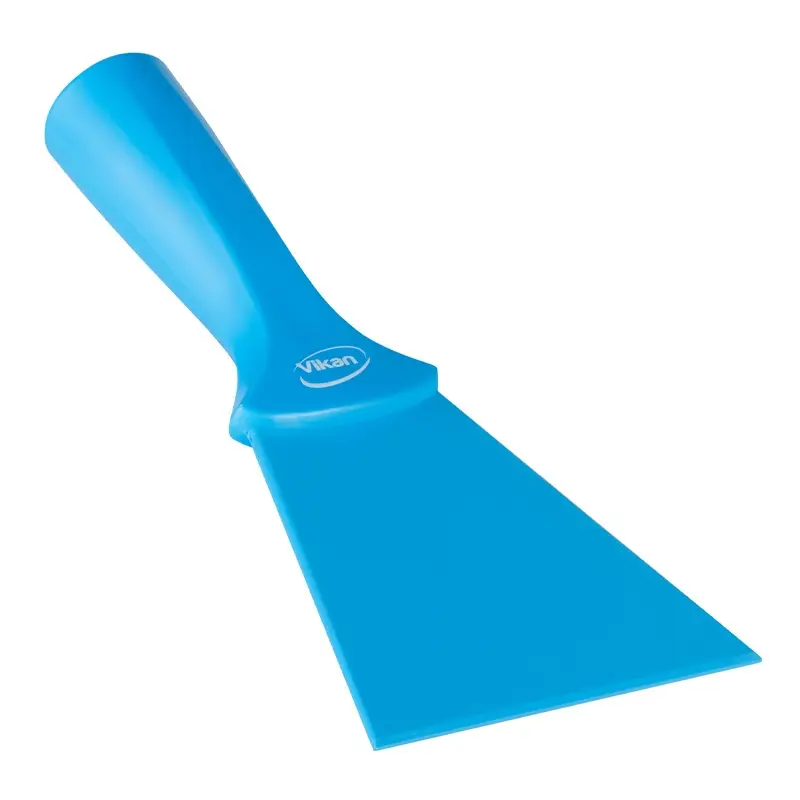 Vikan 40123 schraper nylon hittebestendig steel montage 100 mm blauw