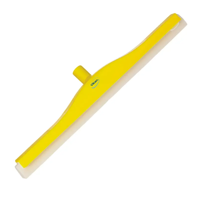 Vikan 77646 vloertrekker flexibele nek met vervangbaar rubber 600 mm geel