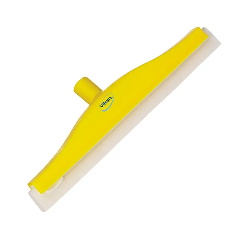 Vikan 77626 vloertrekker flexibele nek met vervangbaar rubber 400 mm geel