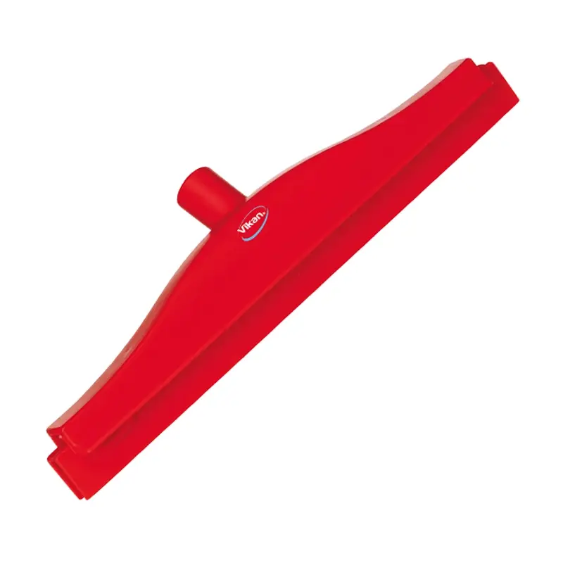 Vikan 77124 vloertrekker met vervangbaar rubber 405 mm rood