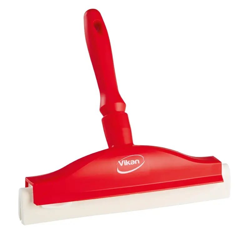Vikan 77514 handtrekker met vervangbaar rubber 250 mm rood