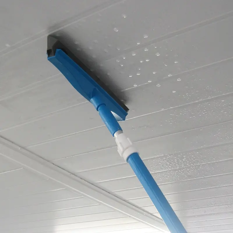 Vikan 77163 condenstrekker met waterafvoer 400 mm blauw