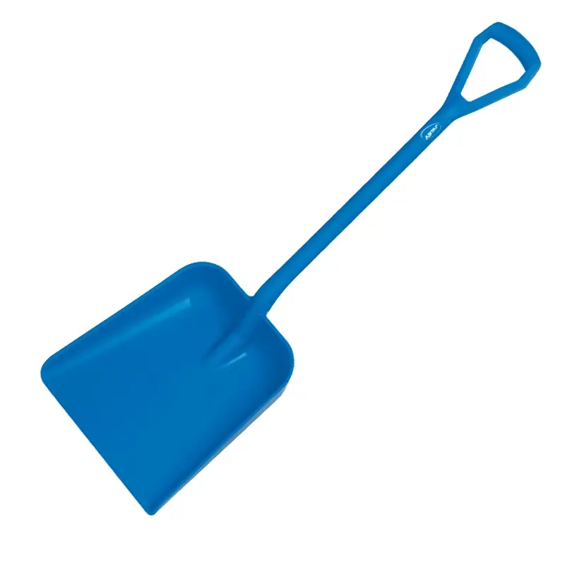 Vikan 56233 schop D-grip groot blad 1035 mm blauw