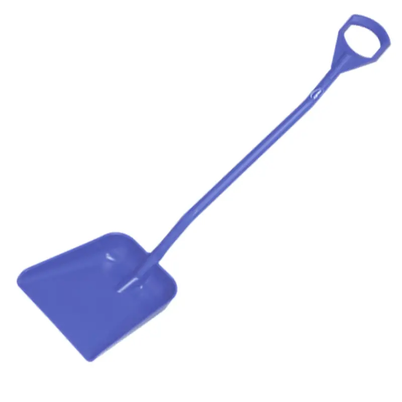 Vikan 56018 schop D-grip ergonomisch groot blad 1310 mm paars