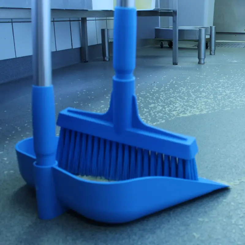 Vikan 56623 hygiënisch stofblik op steel 330 mm blauw