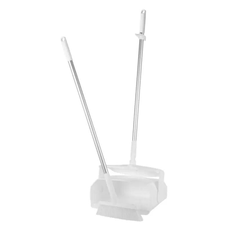 Vikan 56655 hygiënisch hotelstofblik met veger afsluitbaar 350 mm wit