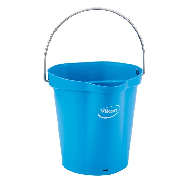 Vikan 56883 emmer met RVS hengsel 6 liter blauw