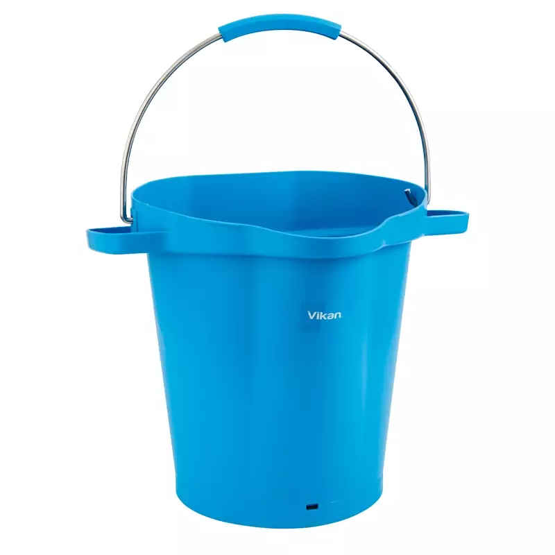 Vikan 56923 emmer met RVS hengsel 20 liter blauw