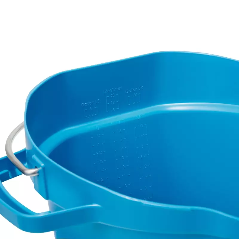Vikan 56922 emmer met RVS hengsel 20 liter groen