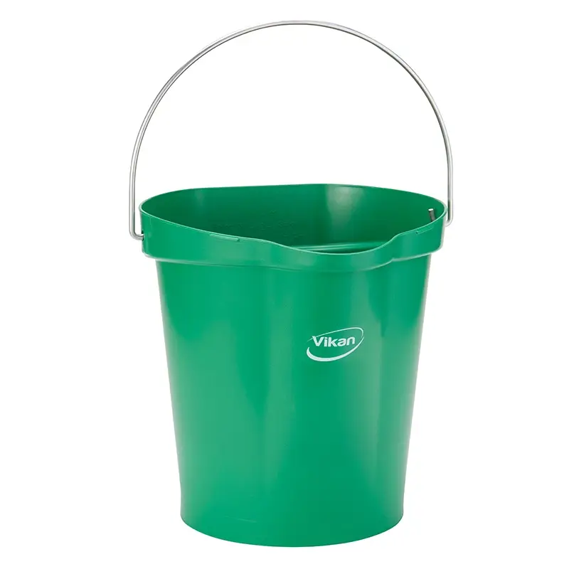 Vikan 56942 emmer lekvrij detecteerbaar polypropyleen 12 liter groen