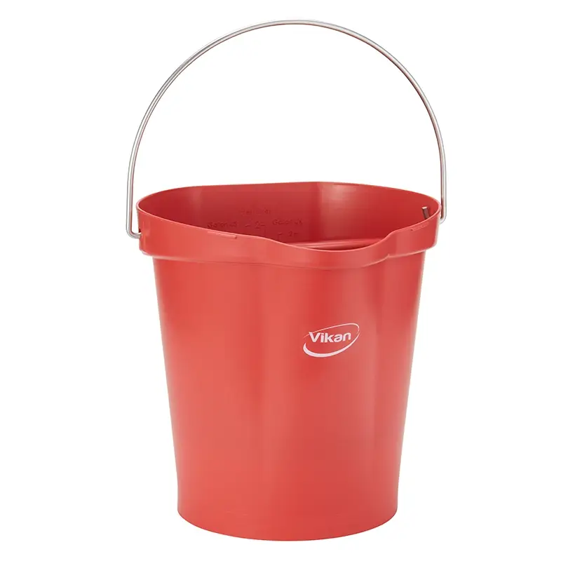 Vikan 56944 emmer lekvrij detecteerbaar polypropyleen 12 liter rood