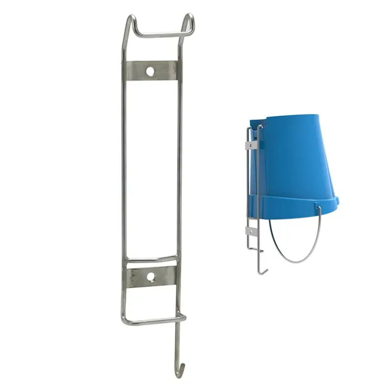 Vikan 16200 wandhouder RVS voor emmer 6, 12 of 20 liter