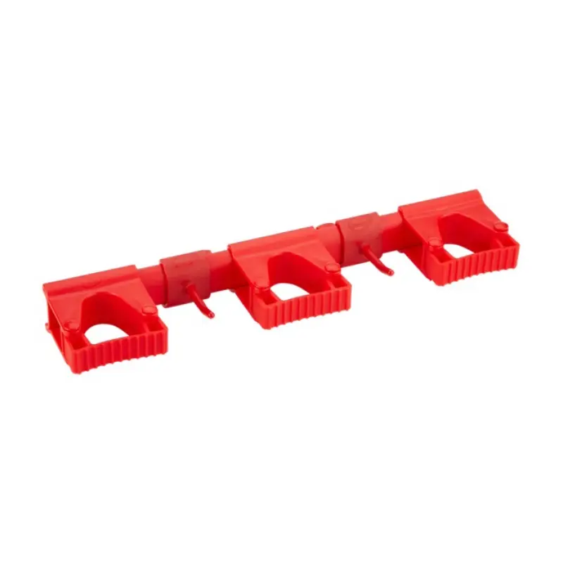 Vikan 10114 Hi-Flex hygiënisch muurbeugel systeem 42 cm rood