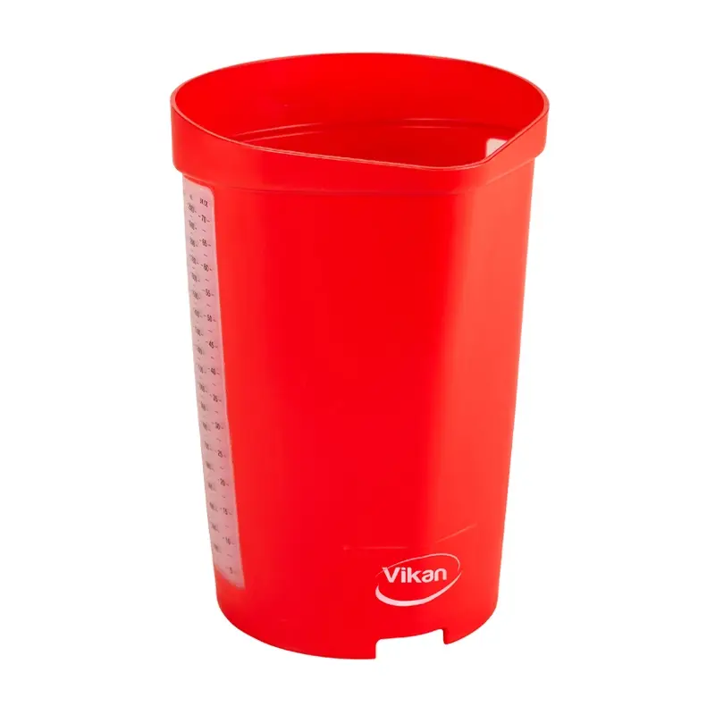 Vikan 60004 maatbeker polypropyleen 2 liter rood