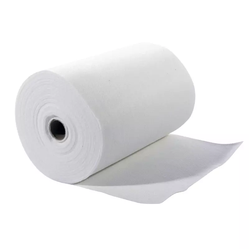 Stofwisdoek met kleefmiddel viscose/PP 62x22 cm wit