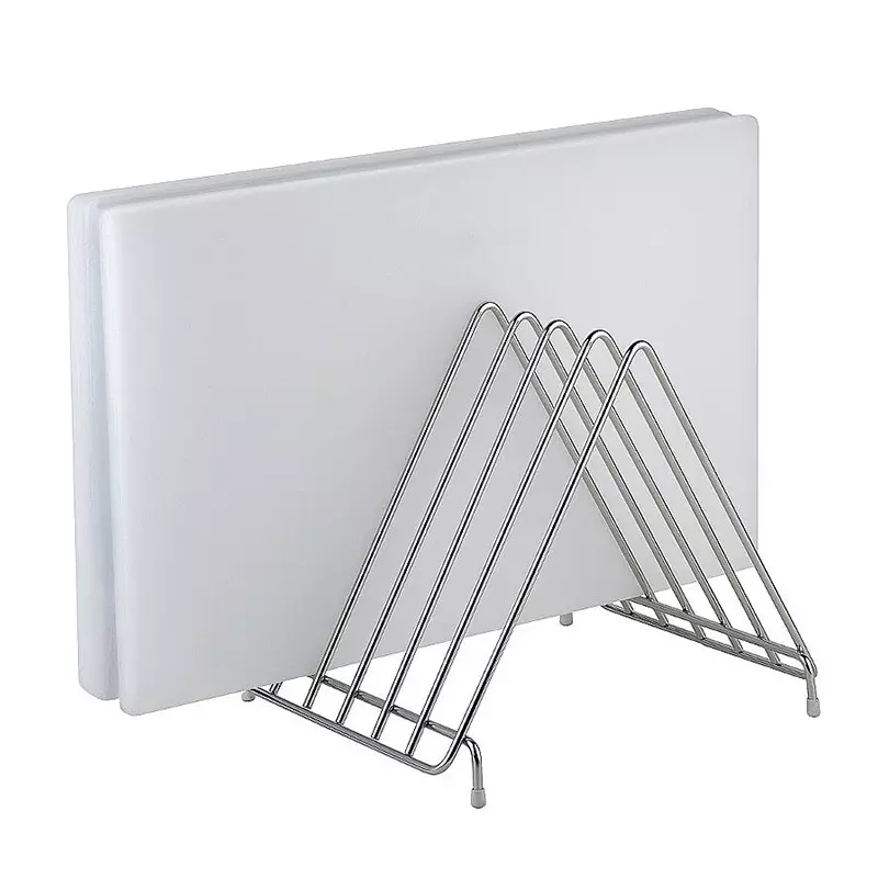 Houder voor 6 snijplanken RVS 270x320x280 mm