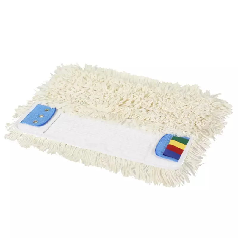 Vlakmop met flap 3 ring en insteekhoezen katoen 40 cm