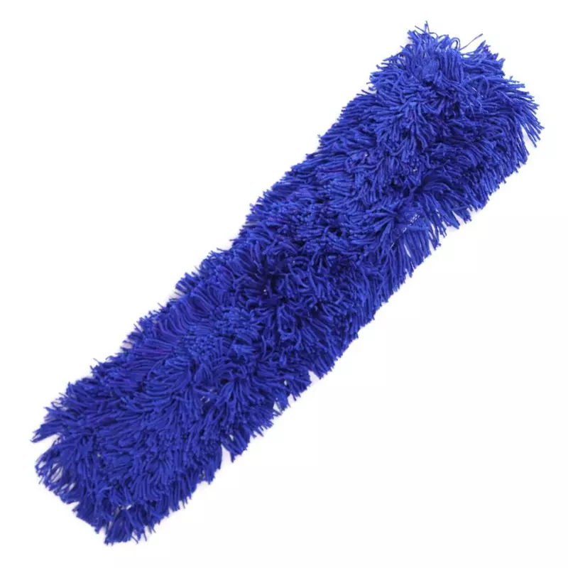 Zwabberhoes met drukknopen acryl 110 cm blauw