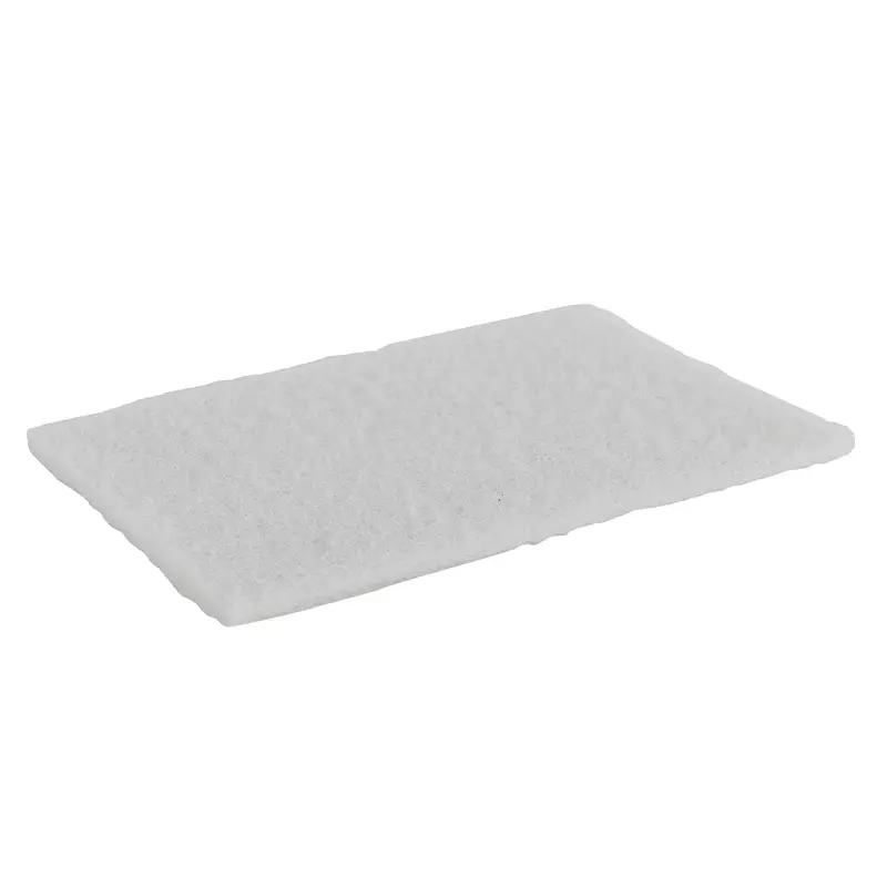 Schuurlapje dun 150x230 mm wit